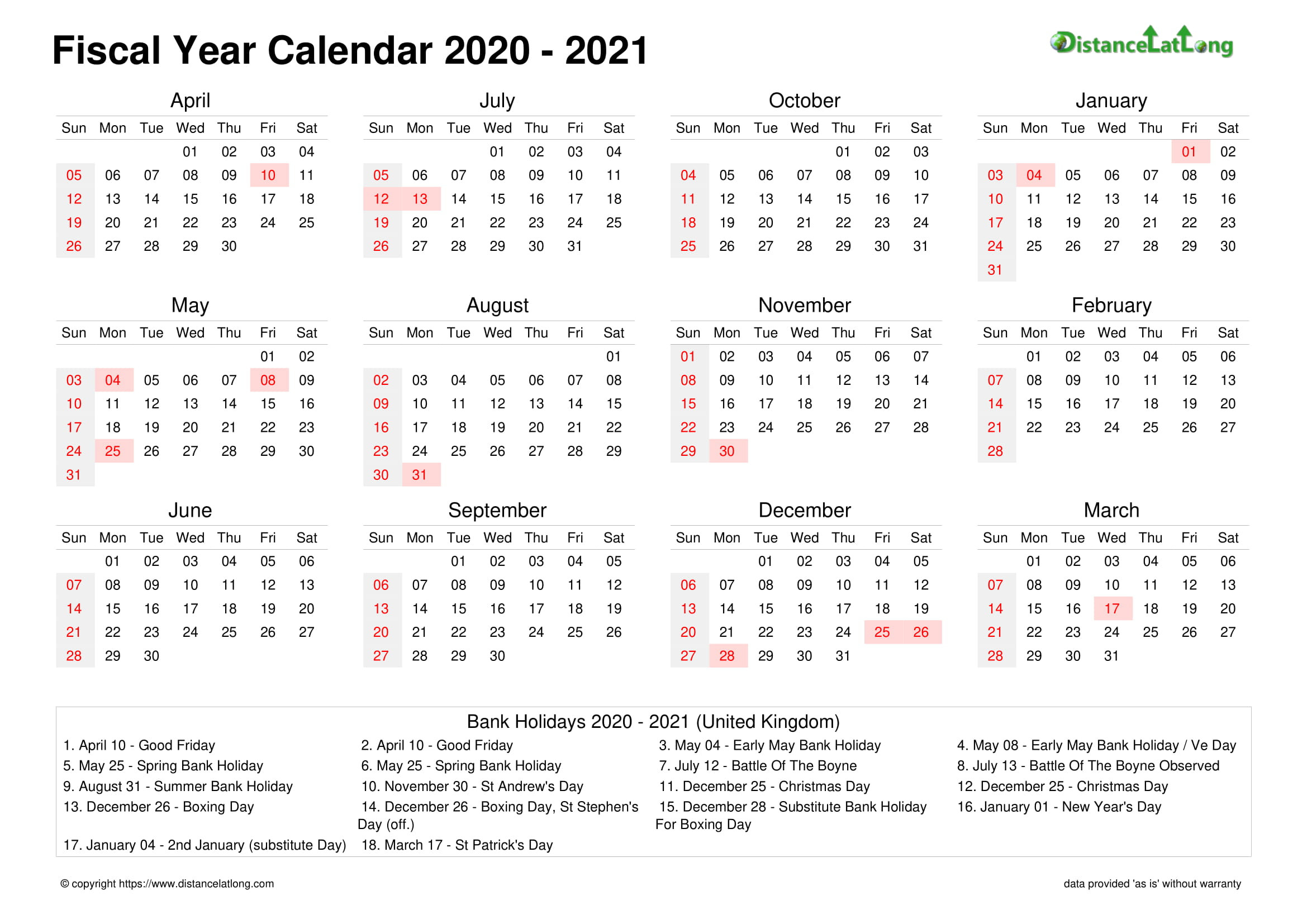 Downloads: 0 Version: 2021 File Size: 132 Kb  Fiscal Year Calendars Starting With July