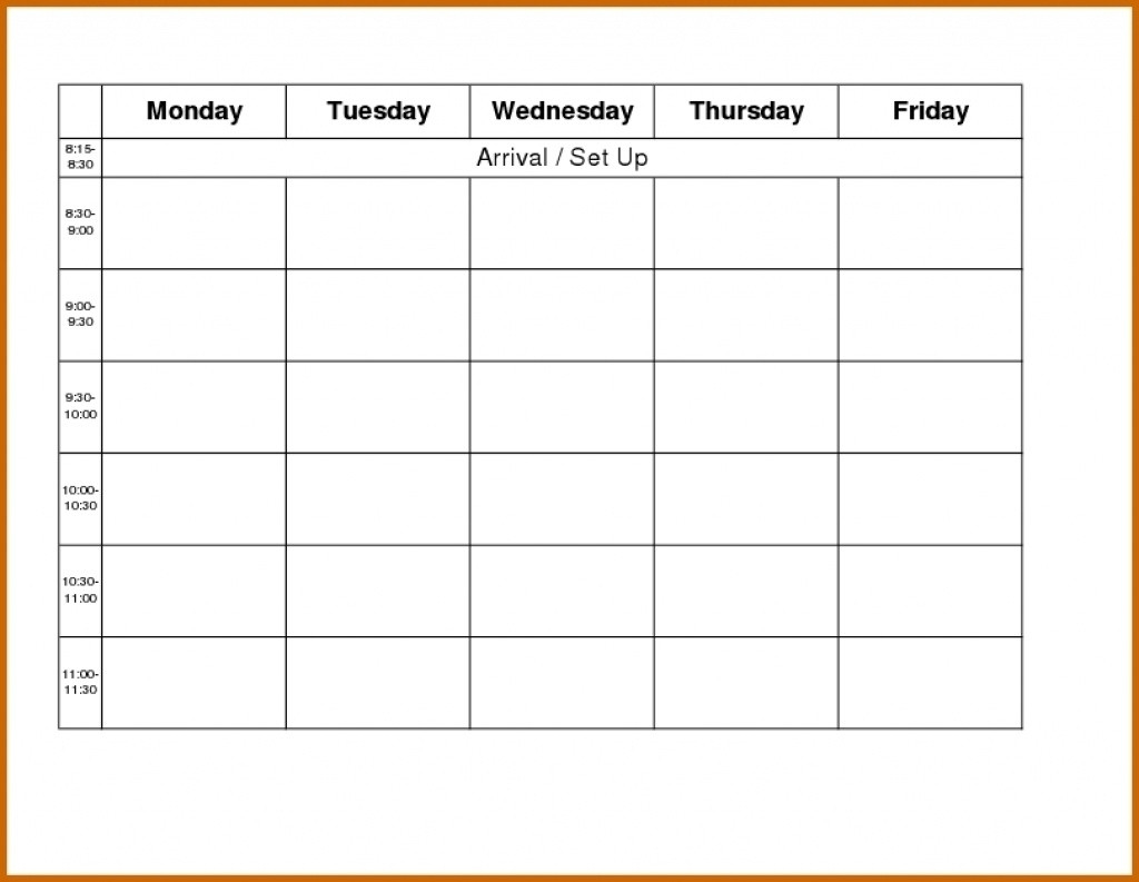 Half Day Friday Work Schedule