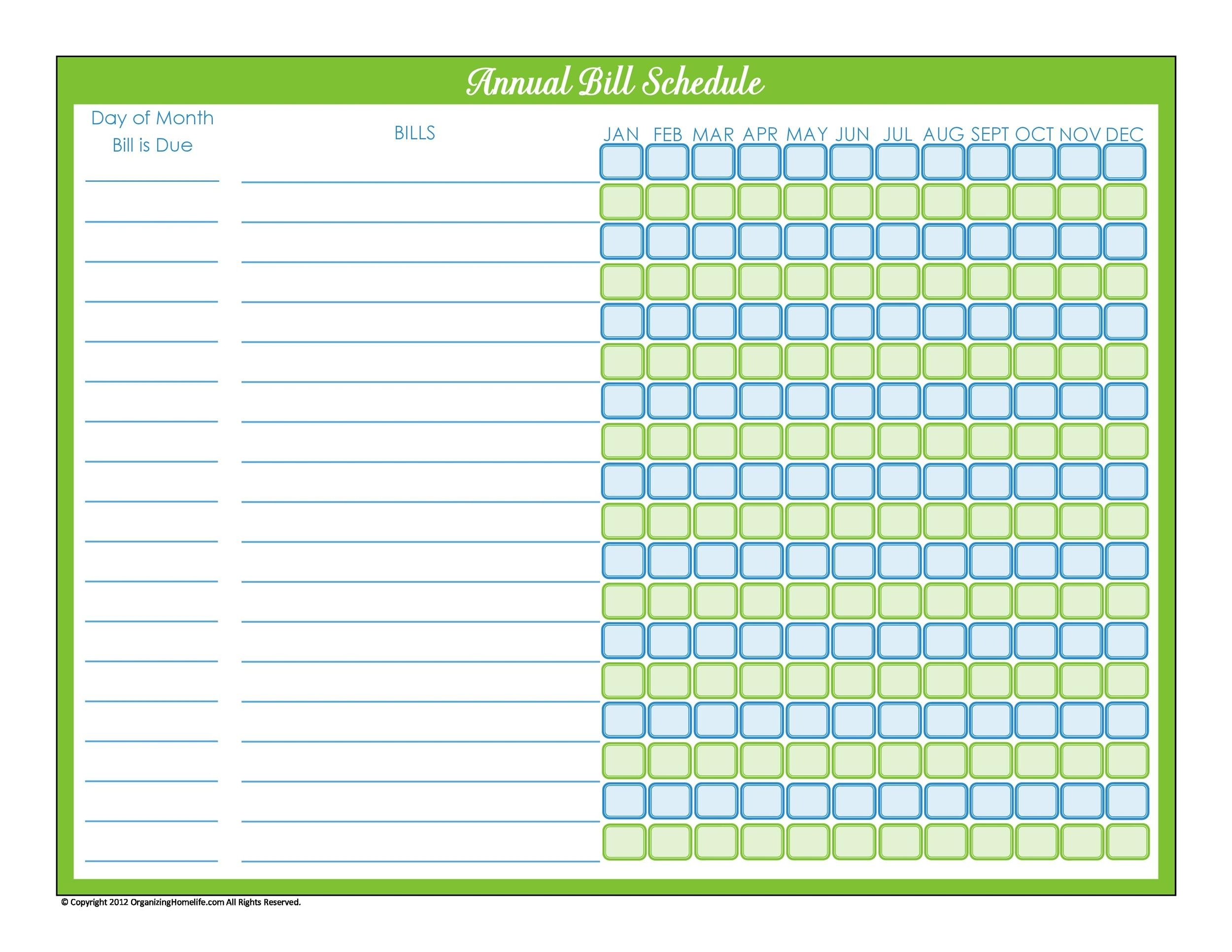 Monthly Bills Due List Printable Pdf - Calendar  Fillable Monthly Bill Outlook Payment Calendar