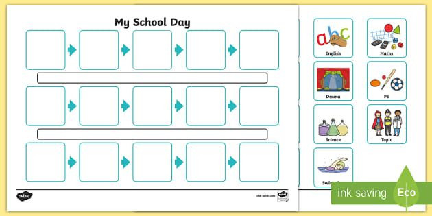 Now, Next, Then Visual Aid | Visual Timetable, Timetable  Next Shot Date Printout