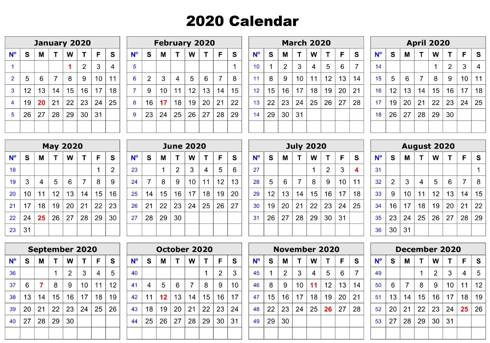 Printable 2020 Calendar | Printable Calendar 2020  Australian Financial Year Calendar To Edit