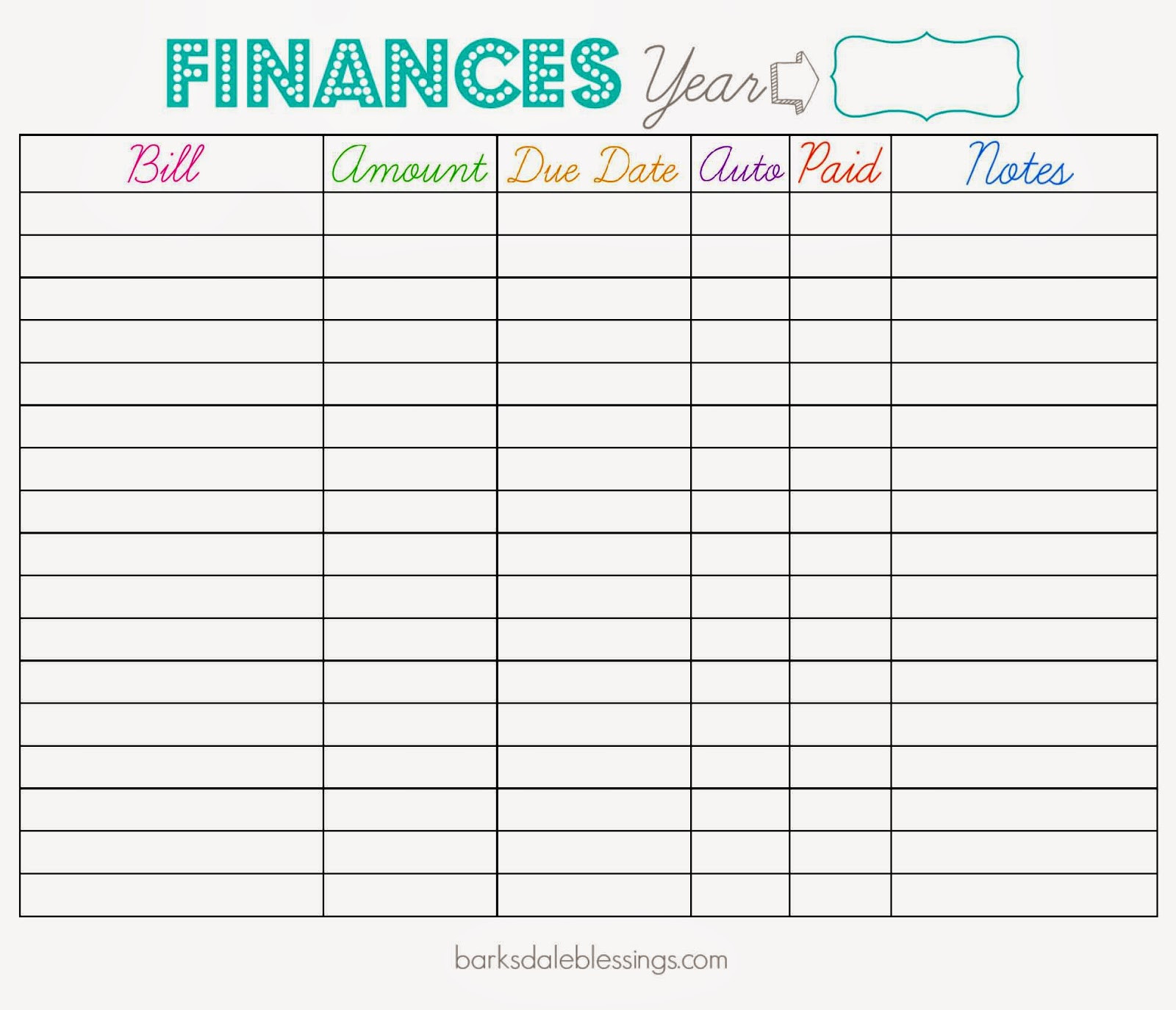 Search Results For &quot;Home Finance Bill Organizer Template  Bill Pay Organizer Printable Free
