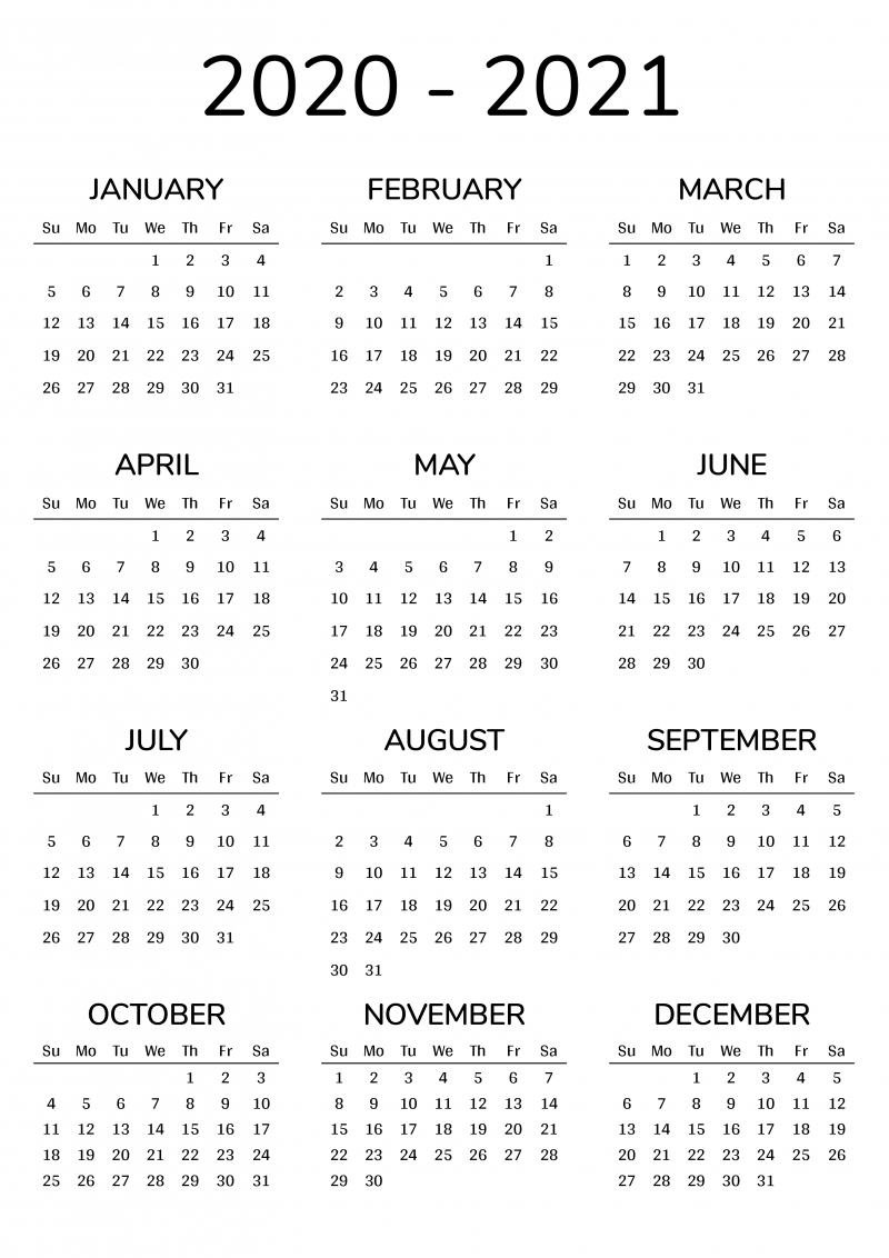 Year Long Calendar Printable | Ten Free Printable Calendar  Yearly Calendar Printable