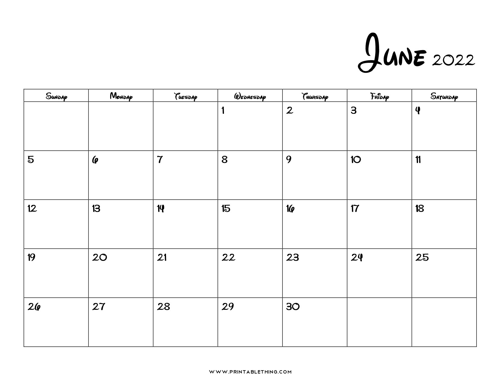 19+ June 2022 Calendar | Printable Pdf, Us Holidays, Blank  2022 Calendar Printable June