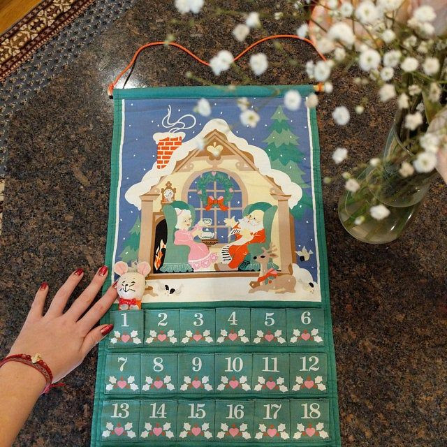 1987 Avon Advent Calendar With Mouse Countdown To  What Is The Advent Calendar
