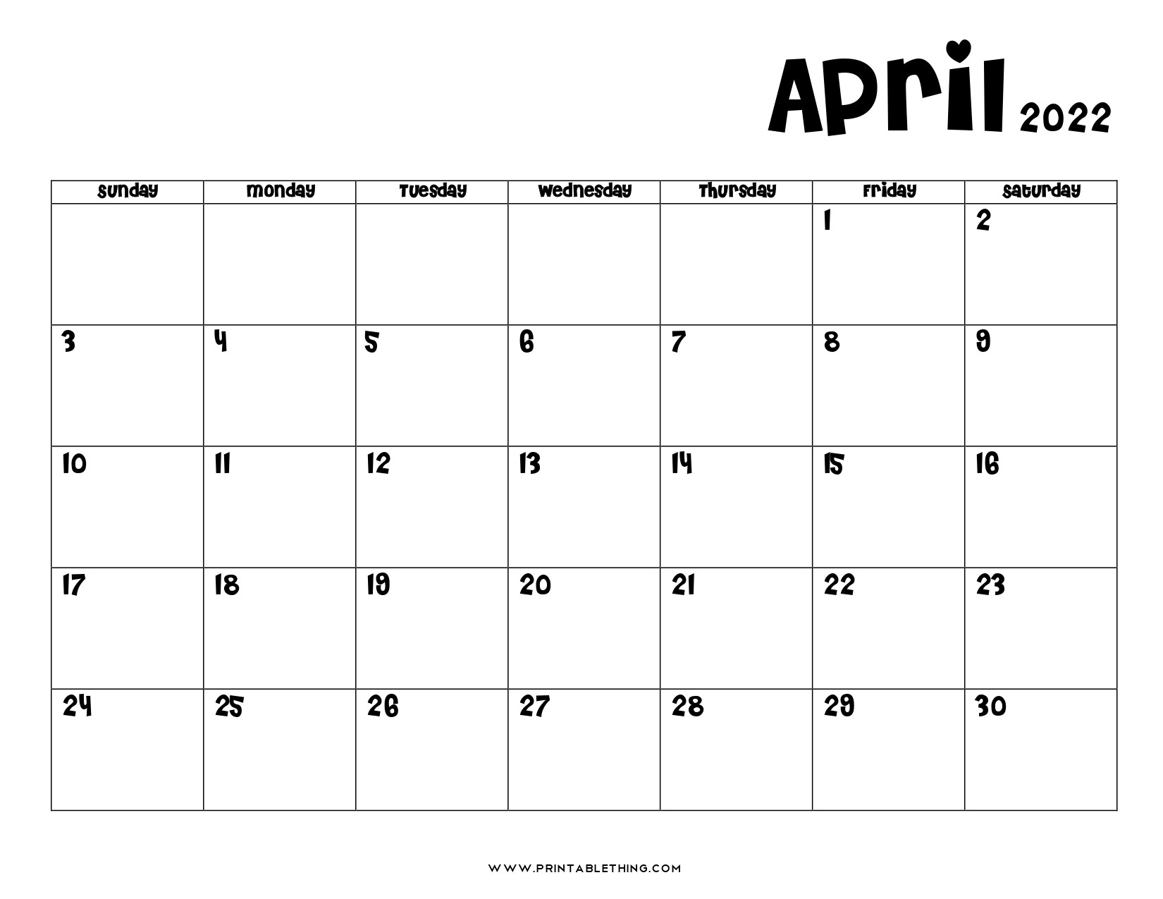 20+ April 2022 Calendar | Printable, Pdf, Us Holidays  Calendar 2022 January To April