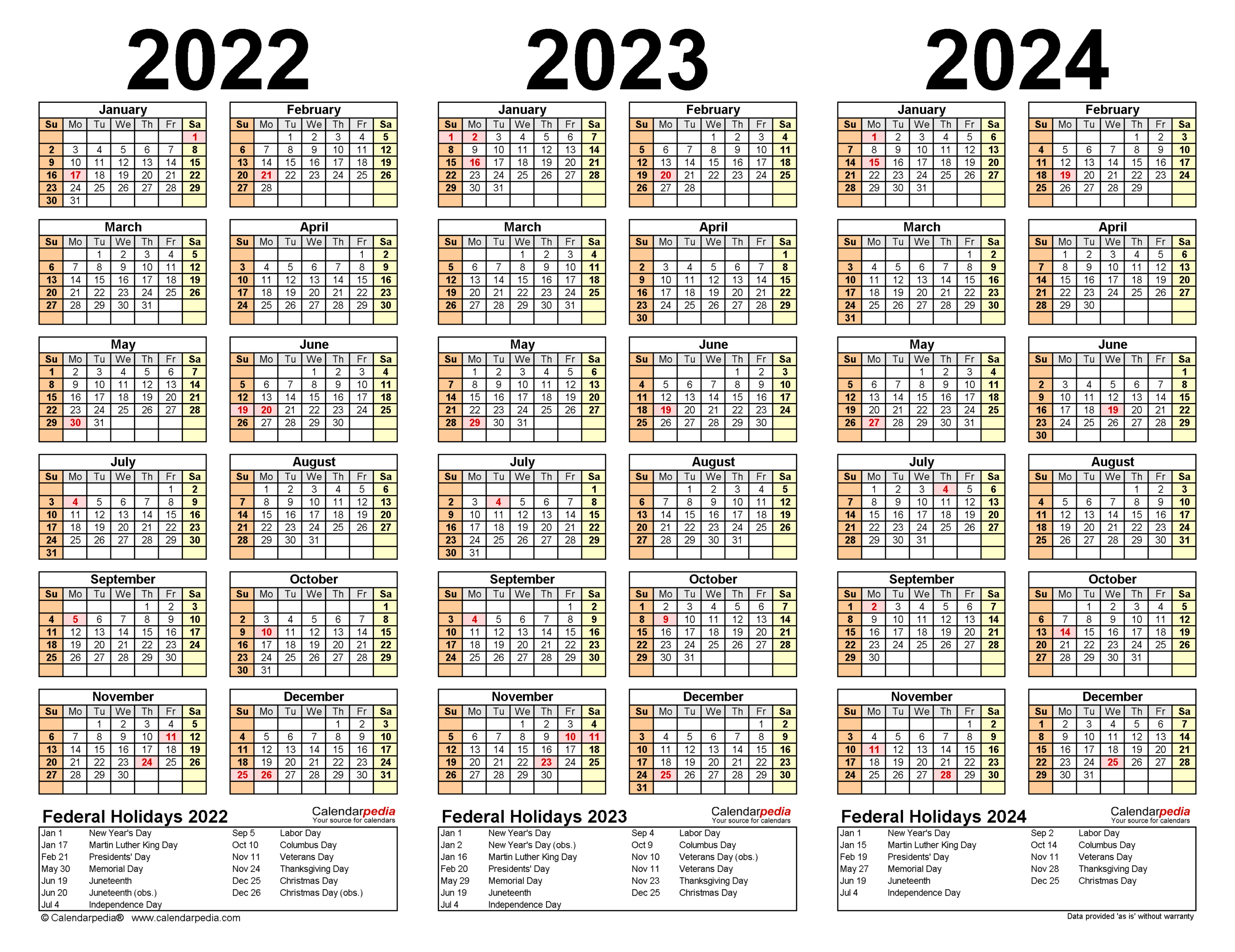 2021 2022 2023 2024 Calendar - 2022-2023 Two Year Calendar  Free Printable 2 Year Calendar 2022 And 2022