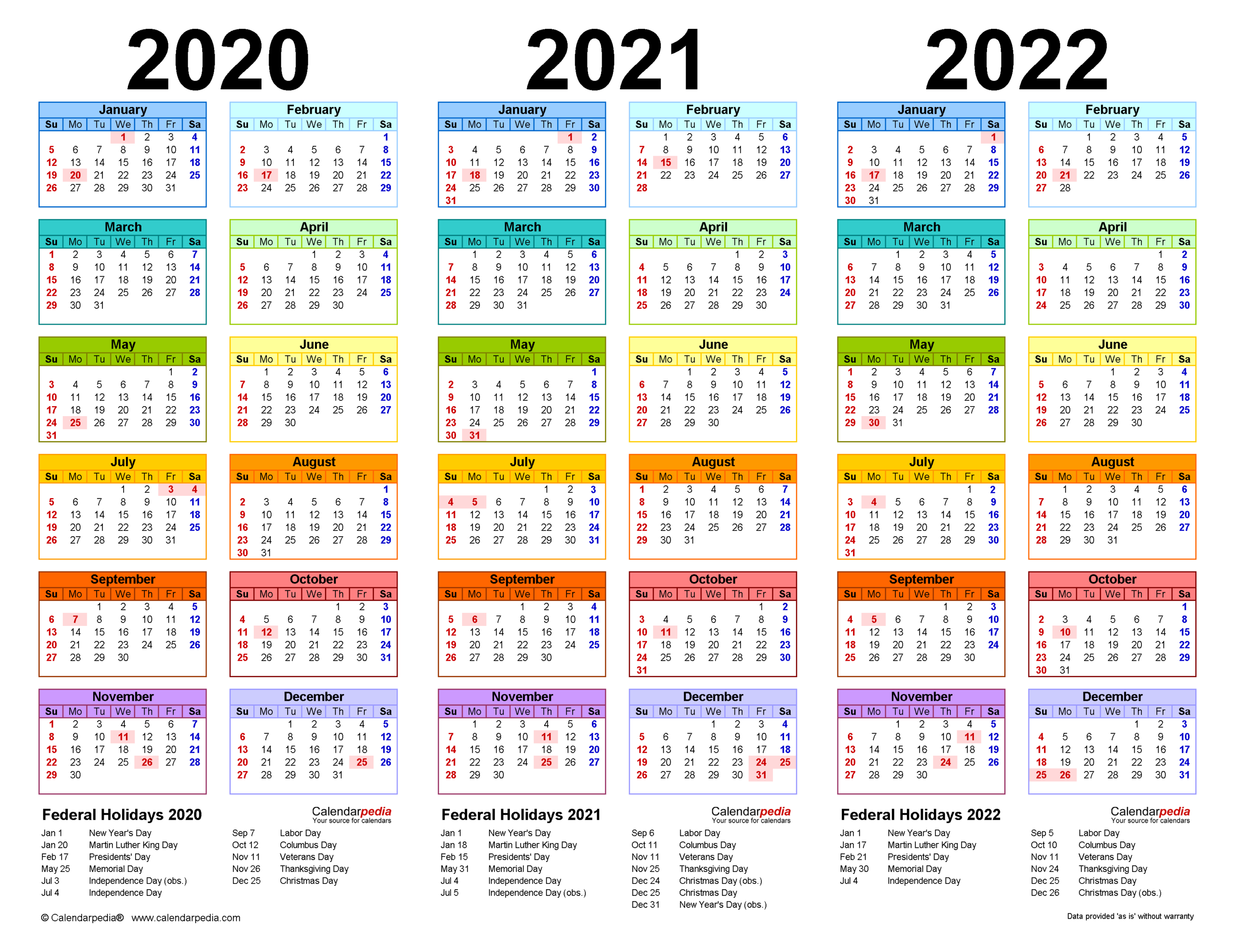 2021 2022 Calendar | Printable Calendars 2021  Free Printable Daily Calendar 2022