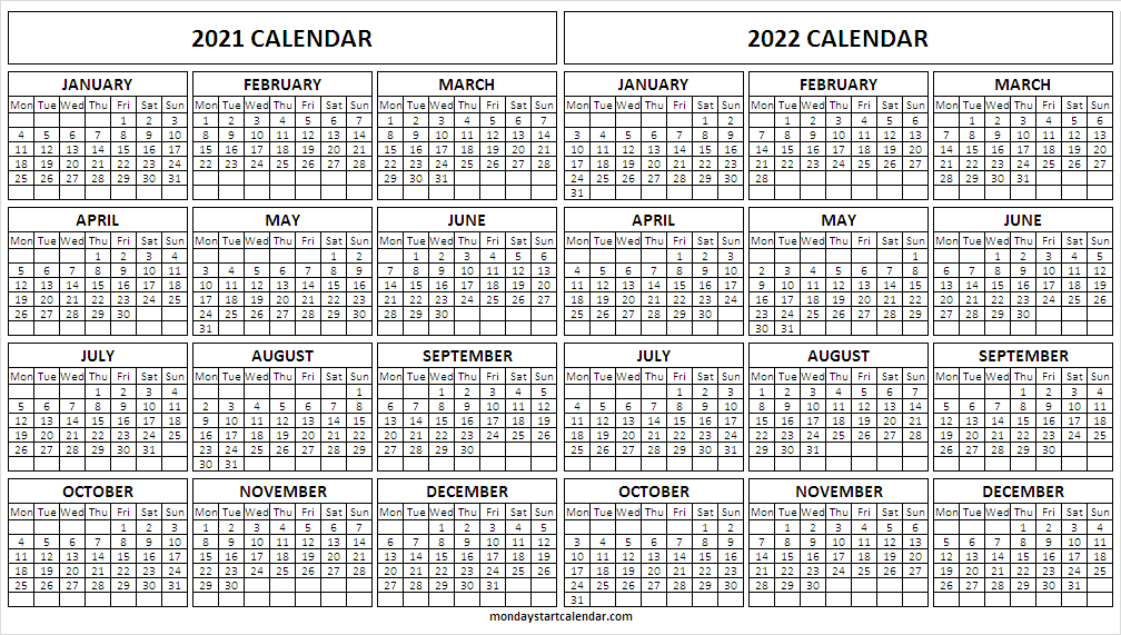2021 To 2022 Calendar Amazon | Pinterest | Reddit | Tumblr  How To Make A 2022 Calendar