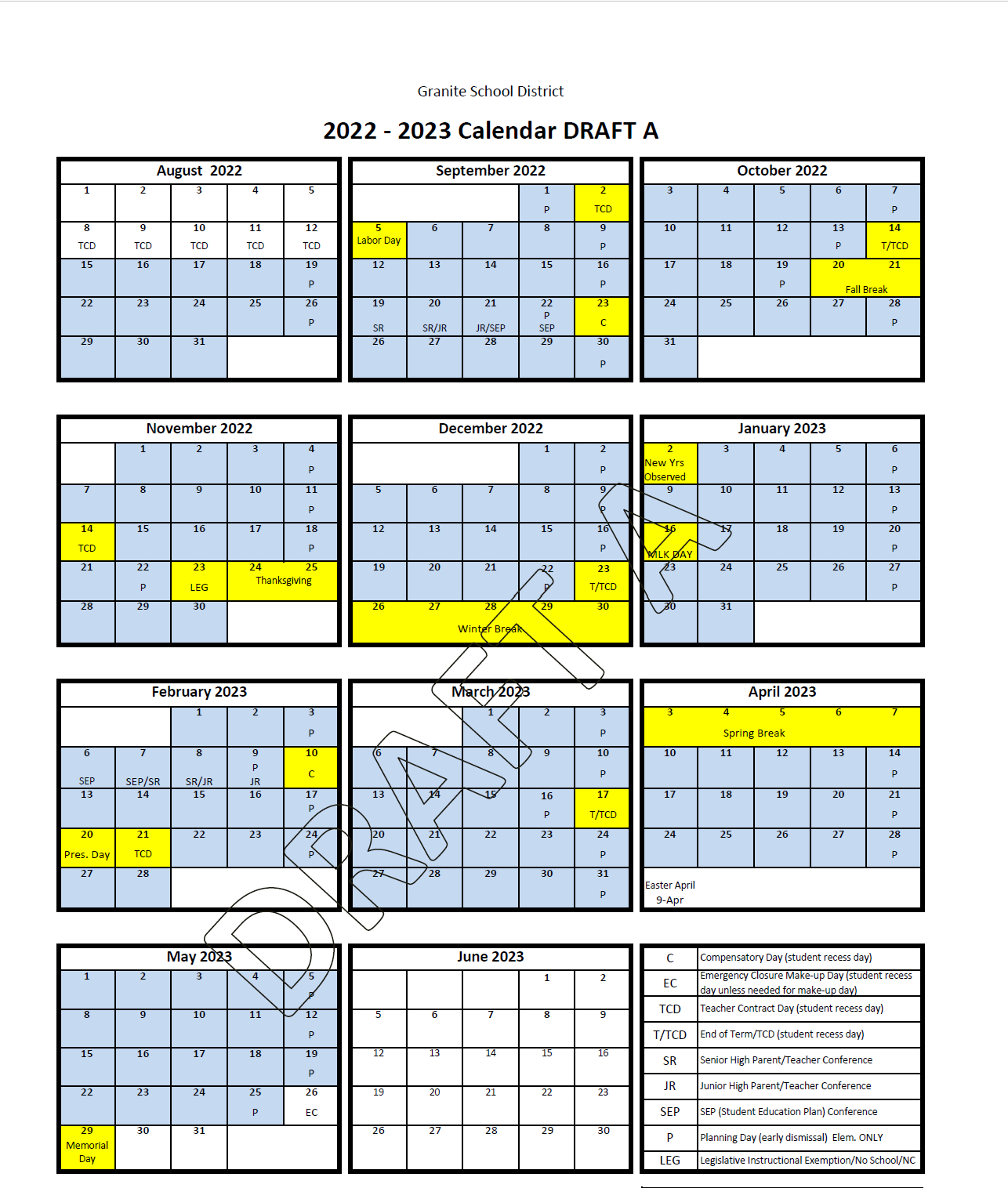 2022 - 2023 Calendar Selection Survey  Calendar For 2022 And 2023