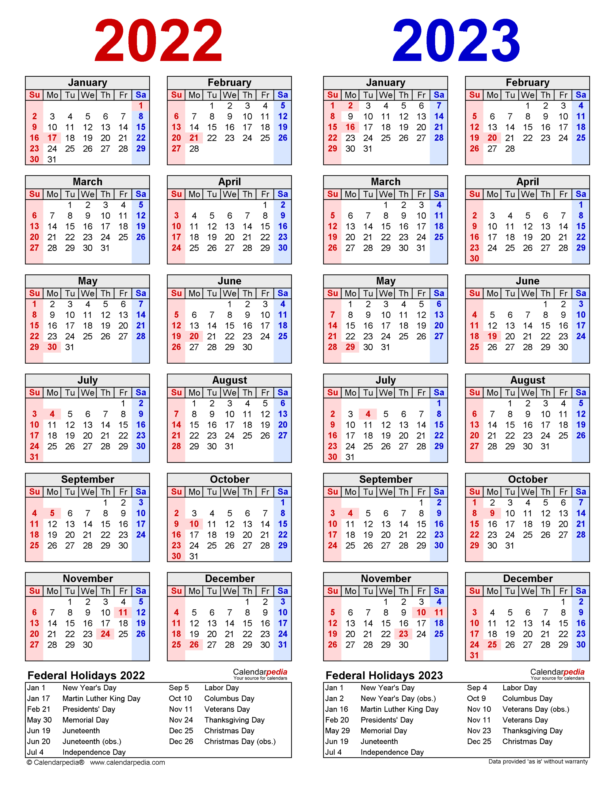 2022 Calendar Template Excel Free Download - Template Calendar Design