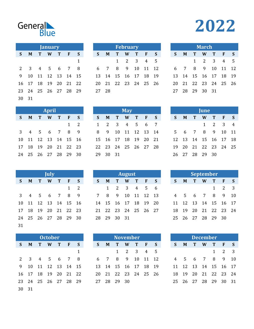 2022 Calendar (Pdf, Word, Excel)  Free Monthly Calendar Template 2022 Portrait