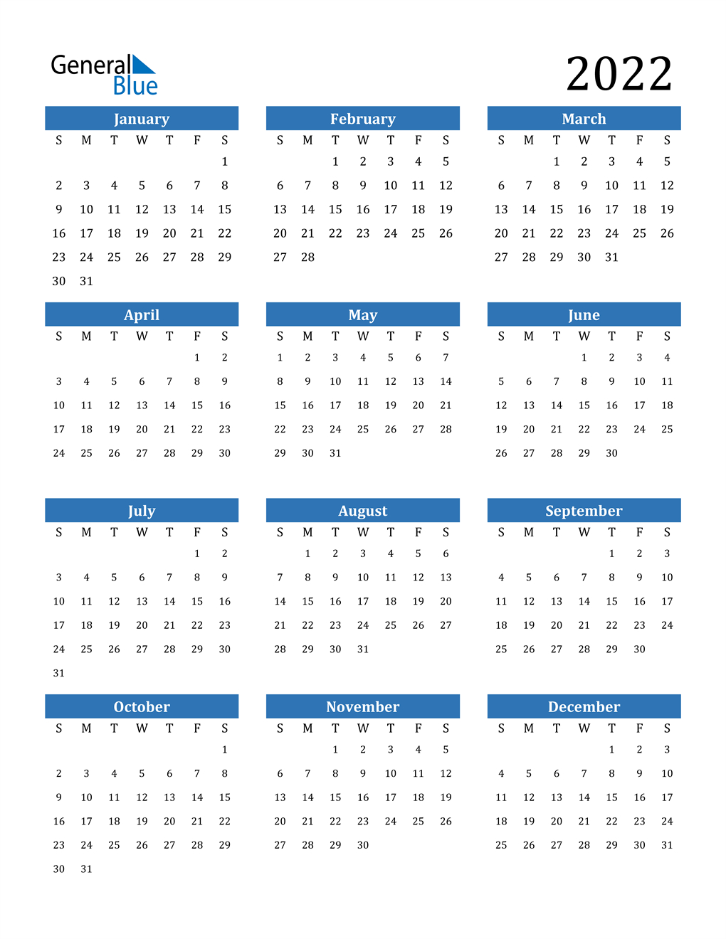 2022 Calendar (Pdf, Word, Excel)  Free Printable Calendar 2022 Plants