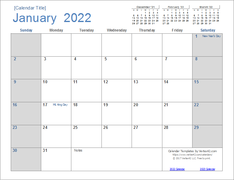 2022 Calendar Templates And Images  Calendar 2022 Download Word