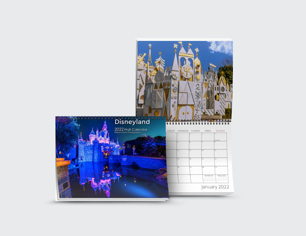 2022 Disneyland Wall Calendar Pre Order | William Drew  Free Printable Disney Calendar 2022