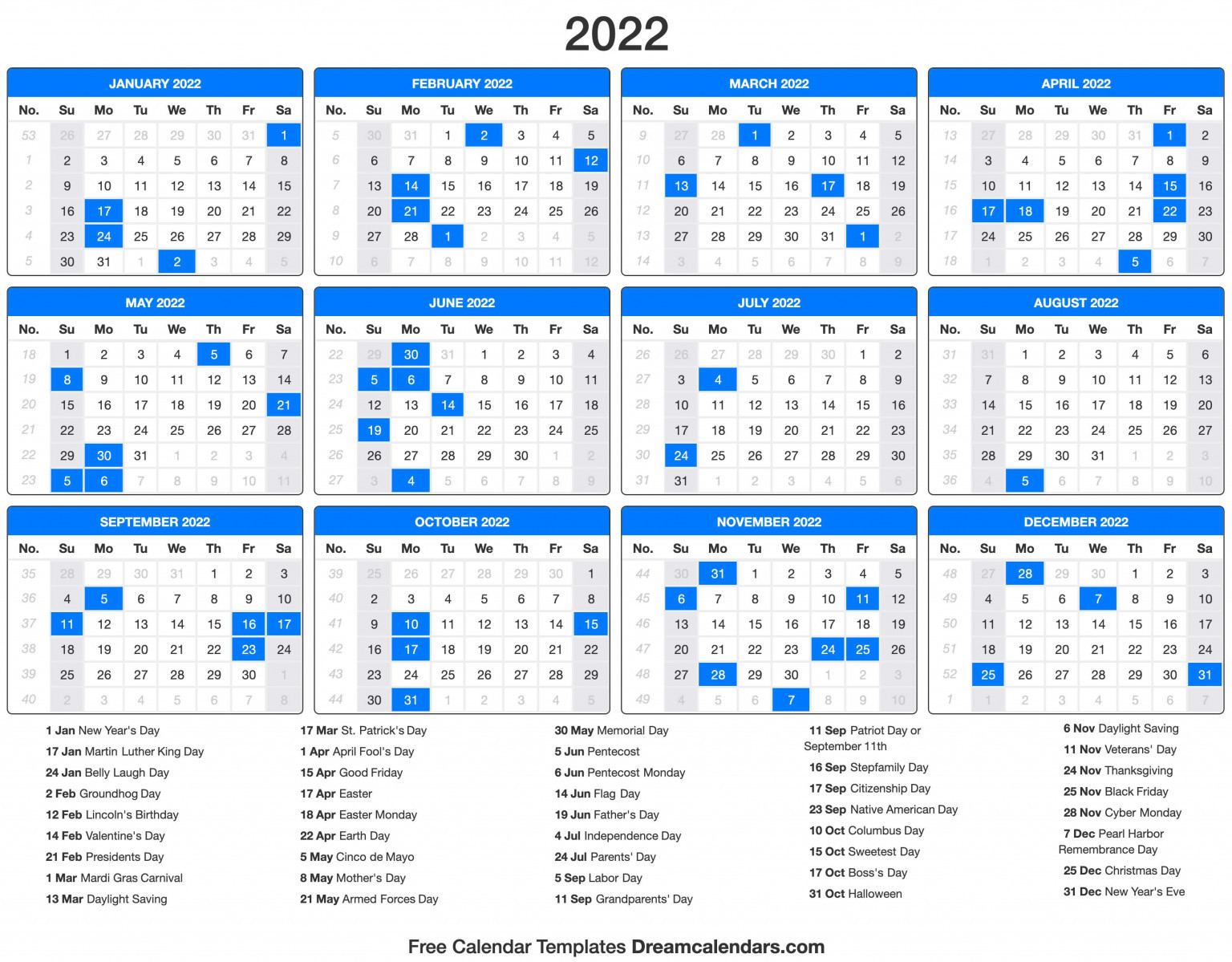 Printable Philippine Calendar 2022 Pelajaran