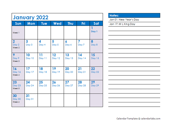 2022 Julian Calendar Printable - Blank Calendar 2022  Julian Calendar 2022