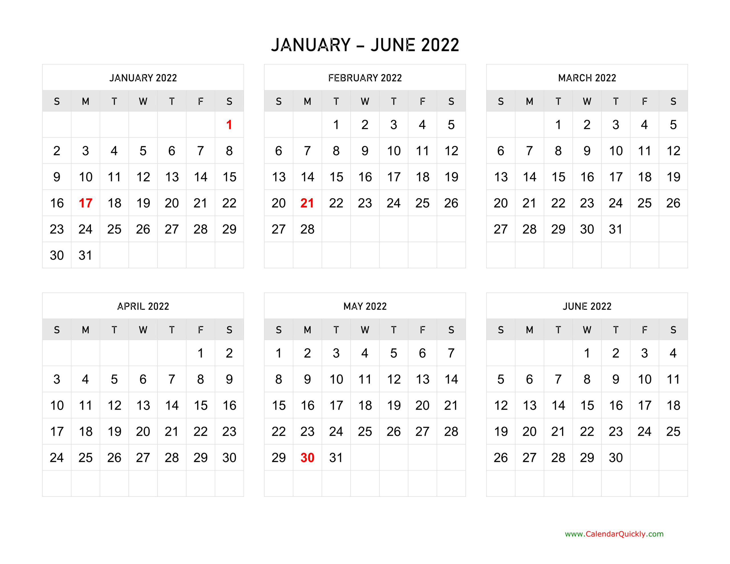 2022 Printable Calendar Vertical / Printable Monthly  Free Printable Calendar 2022 Monthly