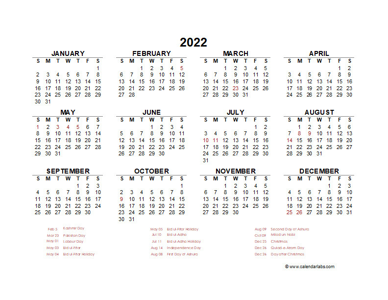 2022 Calendar Printable Hong Kong - Template Calendar Design