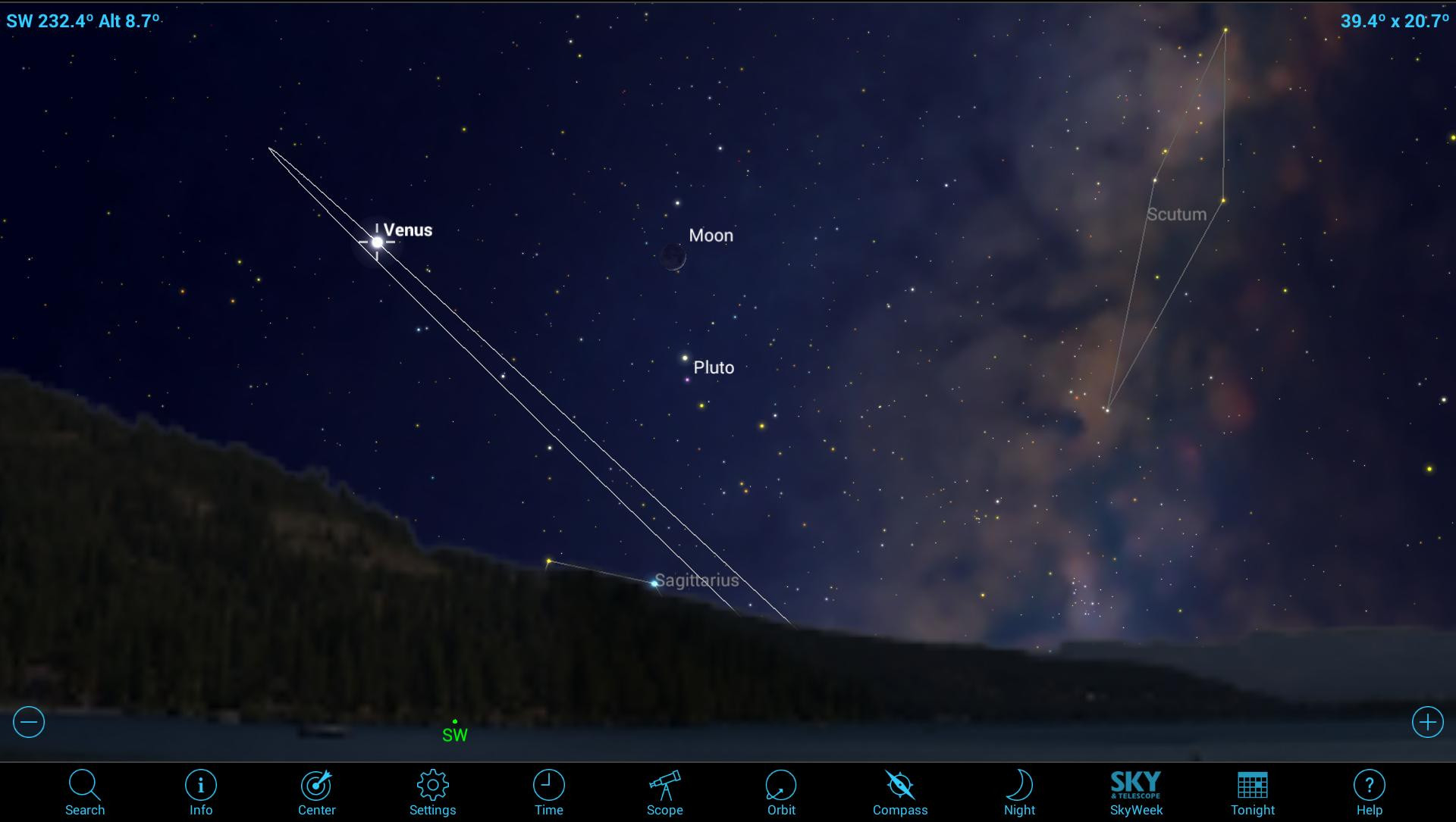 Admiring The Beauty Of Venus With Mobile Astronomy Apps  Astronomy Picture Calendar App