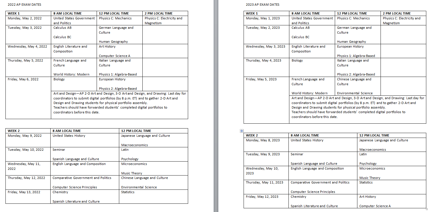 Ap Calendar 2022  Fcps Calendar 2022-23 Proposed