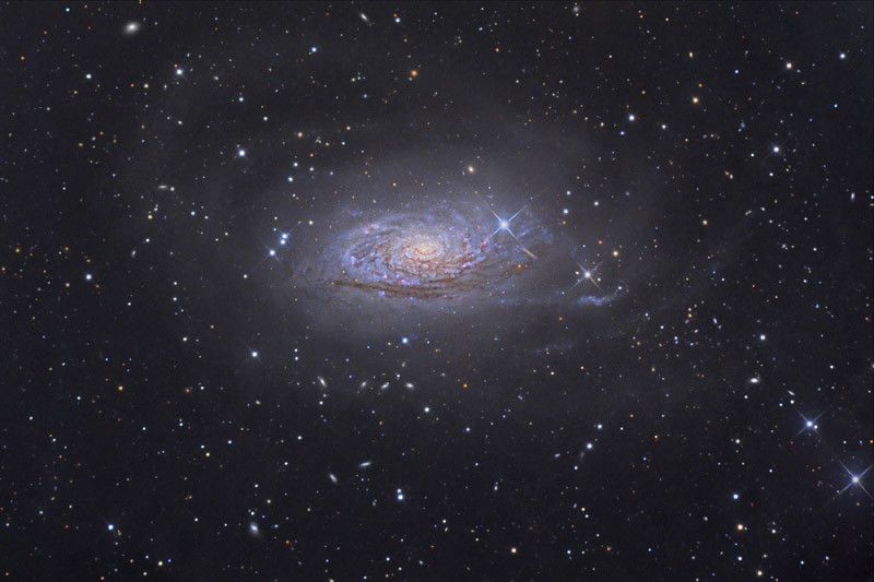 Apod: 2008 April 17 - Messier 63: The Sunflower Galaxy  Apod Nasa Calendar Los Angeles