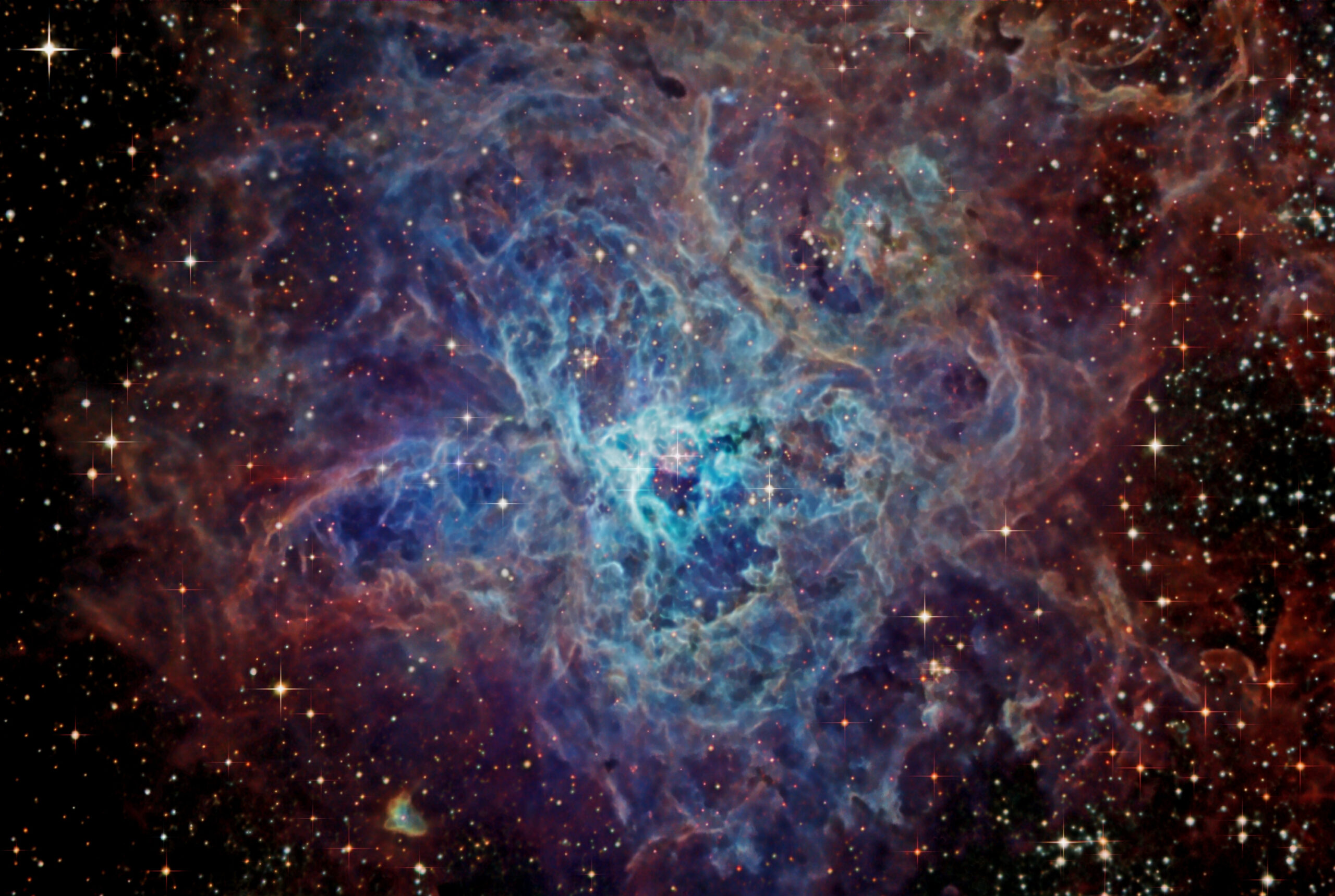 Apod: 2008 November 11 - The Cosmic Web Of The Tarantula  Apod Nasa Gov Calendar Resolution