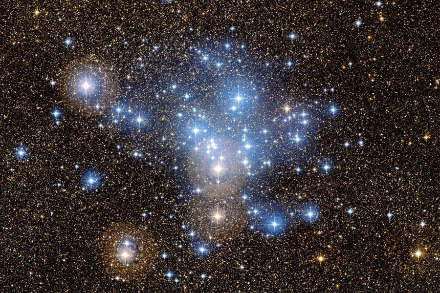 Apod: 2009 August 31 - Open Cluster M25  Nasa Apod Calendar