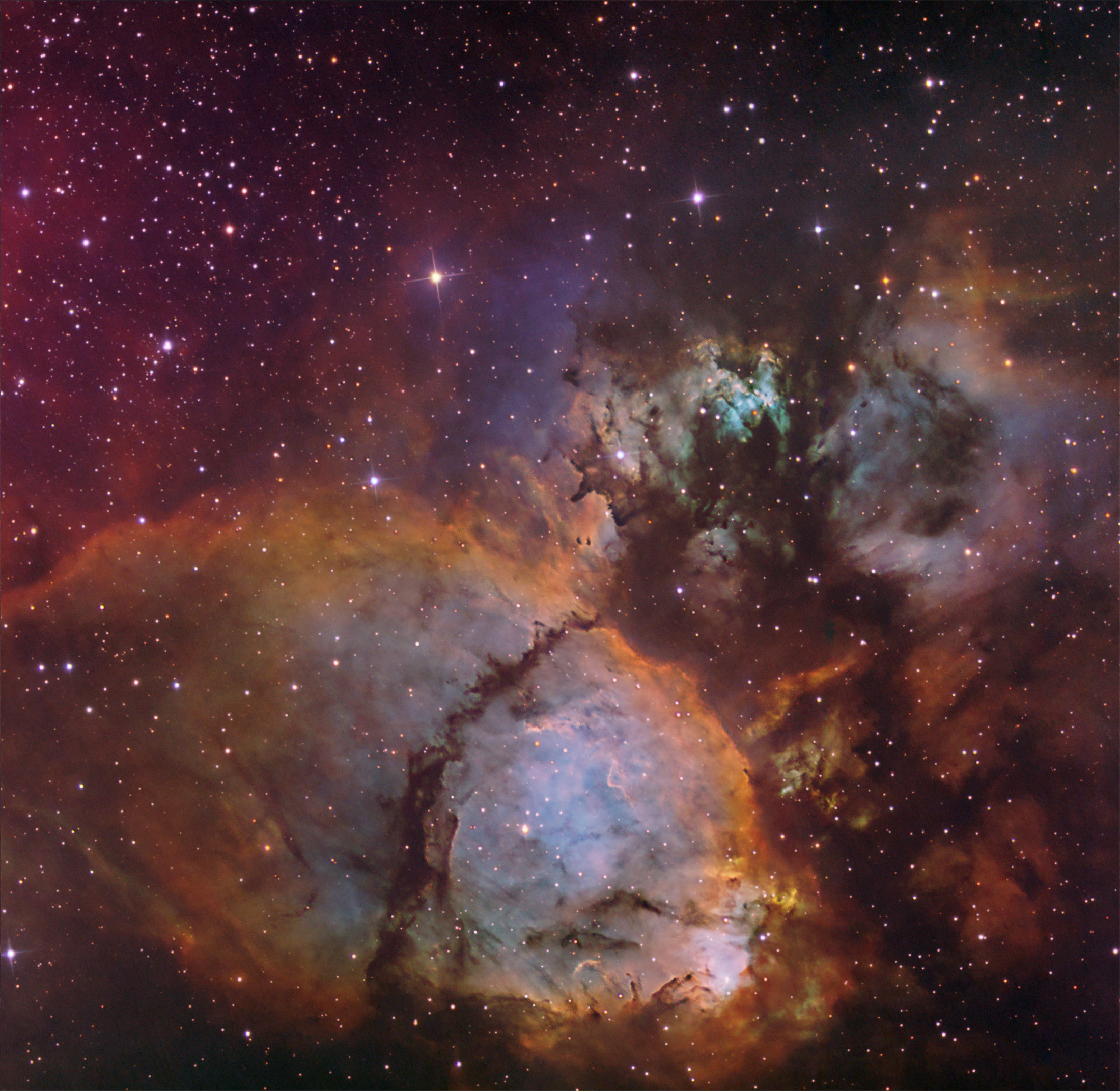 Apod: 2009 December 10 - The Colors Of Ic 1795  Apod Nasa Calendar Meaning