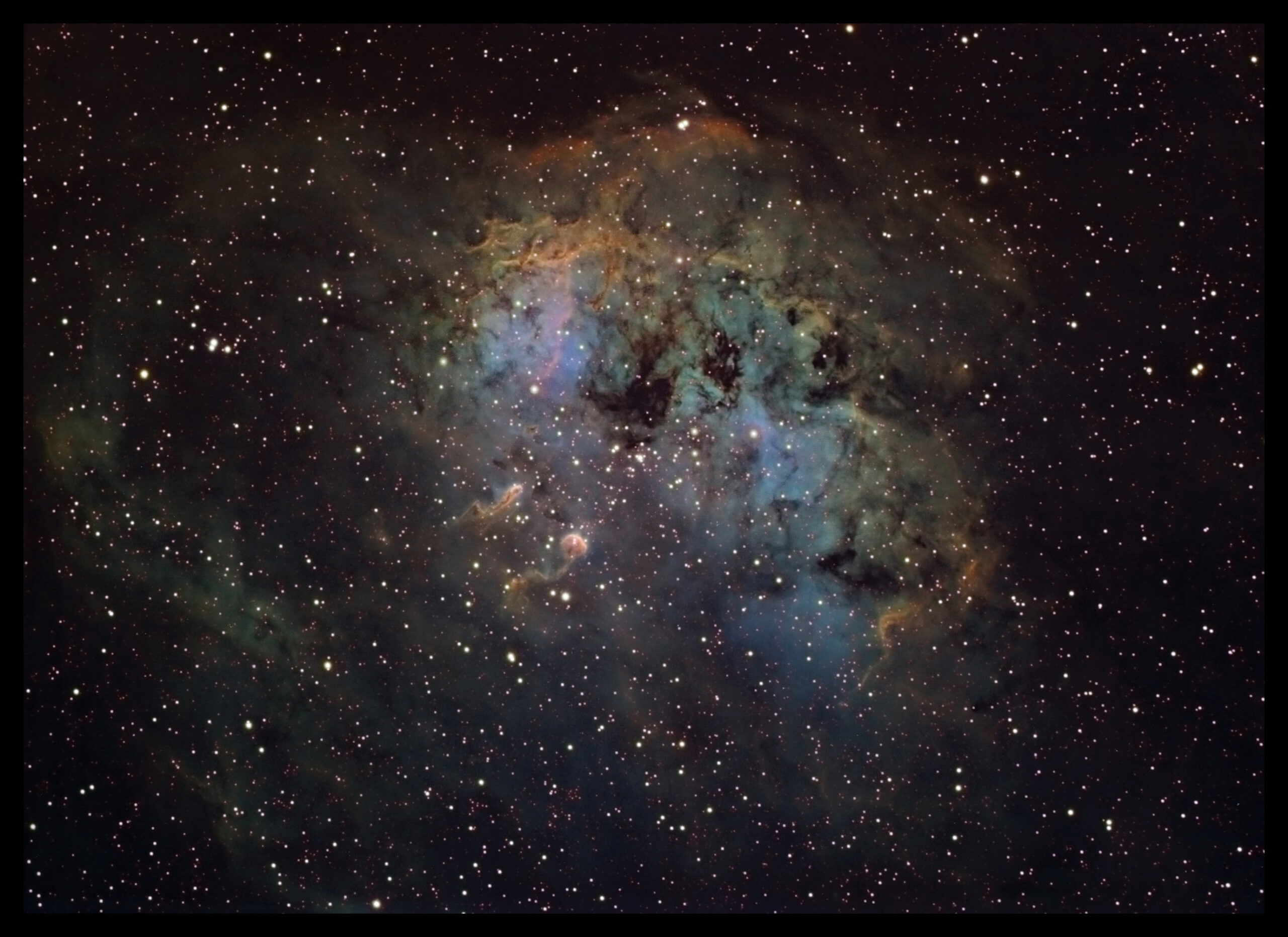 Apod: 2009 January 17 - Ic 410 And Ngc 1893  Apod Nasa Calendar Los Angeles