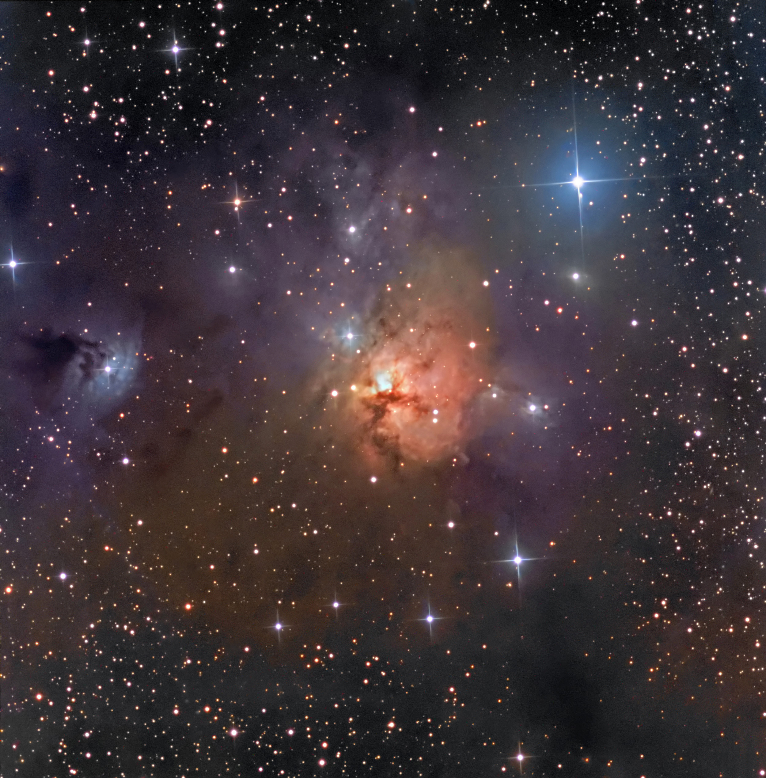 Apod: 2009 January 30 - Ngc 1579: Trifid Of The North  Apod Nasa Calendar Meaning