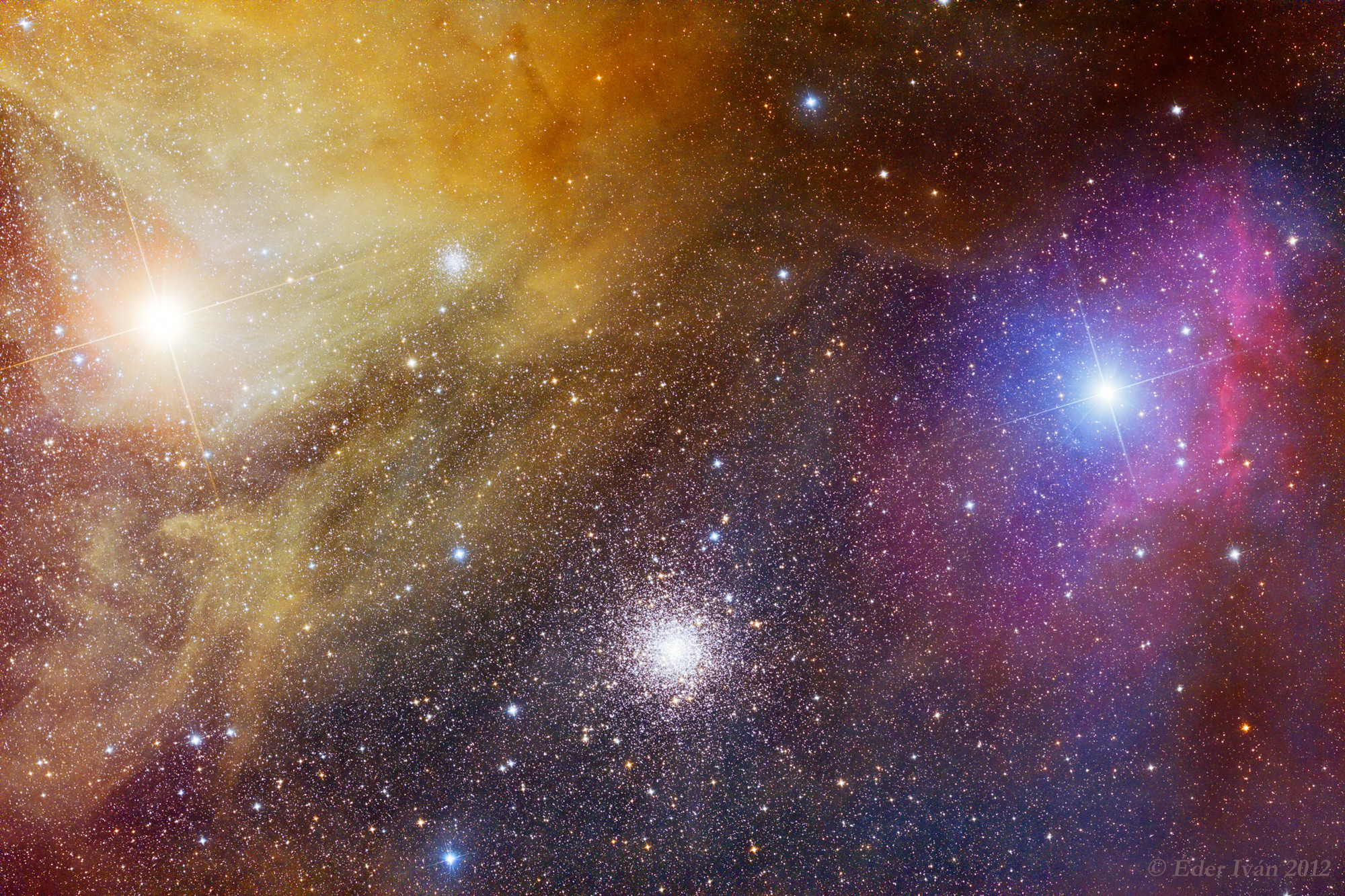 Apod: 2012 April 17 - Antares And Clouds  Apod Nasa Calendar Kochani