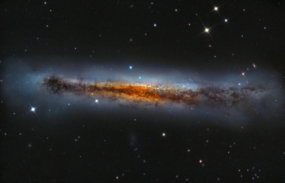 Apod: 2013 June 20 - Edge-On Ngc 3628  Apod Nasa Calendar Kochani