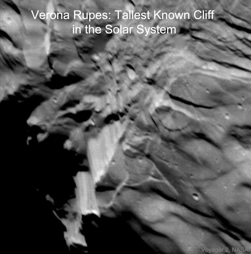 Apod: 2020 November 29 - Verona Rupes: Tallest Known Cliff  Apod Nasa Gov Calendar Fall 2022