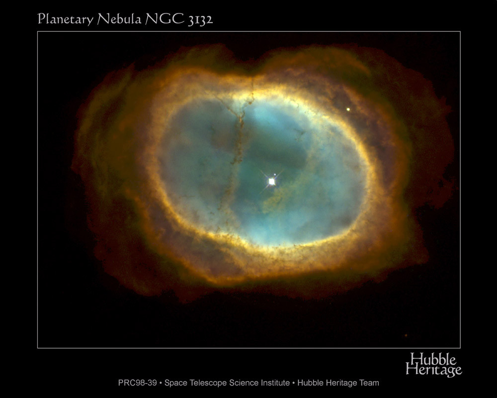 Apod: November 10, 1998 - Ngc 3132: The Eight Burst Nebula  Apod Nasa Calendar November