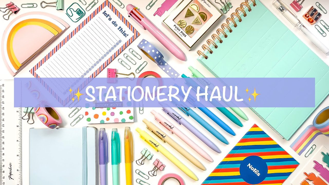 Asmr Stationery Haul From Paperchase! | Ft. Stationery  Paperchase Advent Calendar 2022