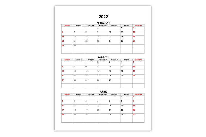 Calendar For March And April 2022  Calendar Of March And April 2022