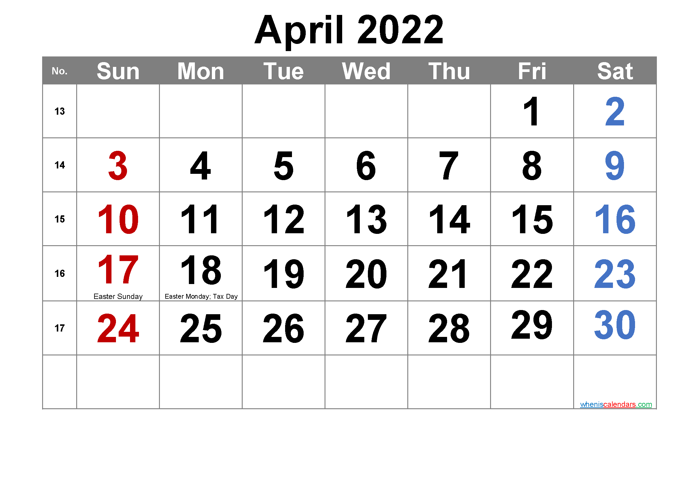 Calendar For March And April 2022 With Holidays - Calendar  Calendar 2022 January To April
