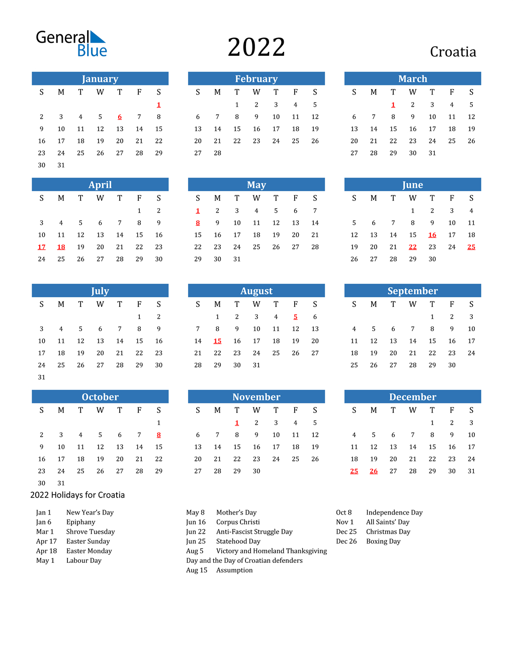 Calendar Quarters 2022  Calendar 2022 Kenya