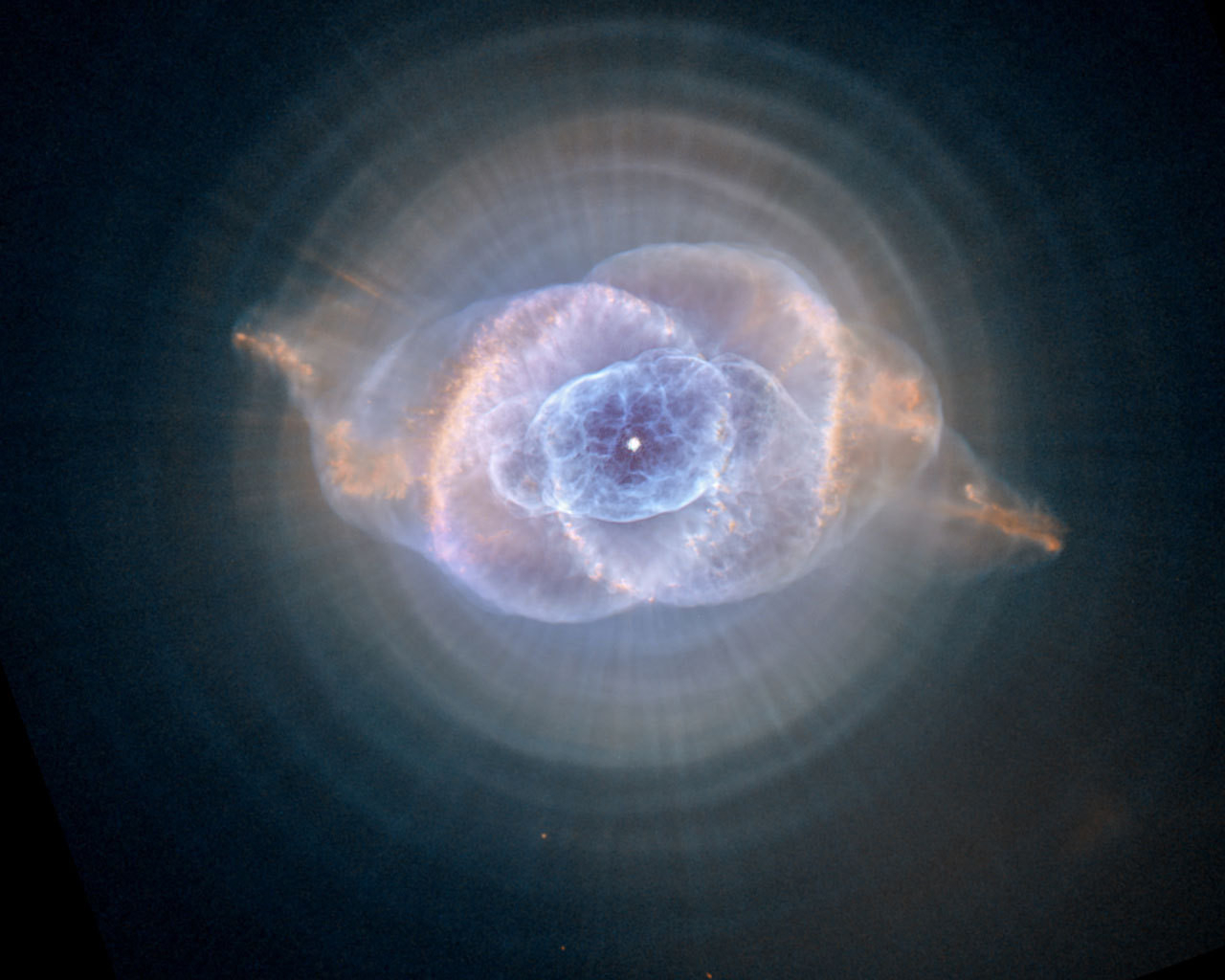 Cats Eye Nebula (Natural Colours) - The Hubble Telescope  Nasa Astronomical Picture Of The Day Cat&amp;#039;S Eye