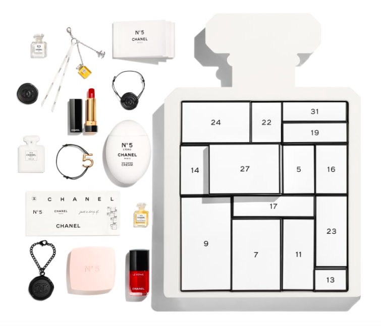 Chanel Advent Calendar 2021 Revealed But It Costs Over £  Chanel Advent Calendar Trash