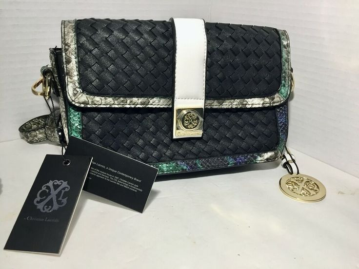 Christian Lacroix Jessie Woven Crossbody Purse Bag Multi  Chanel Advent Calendar Dust Bag