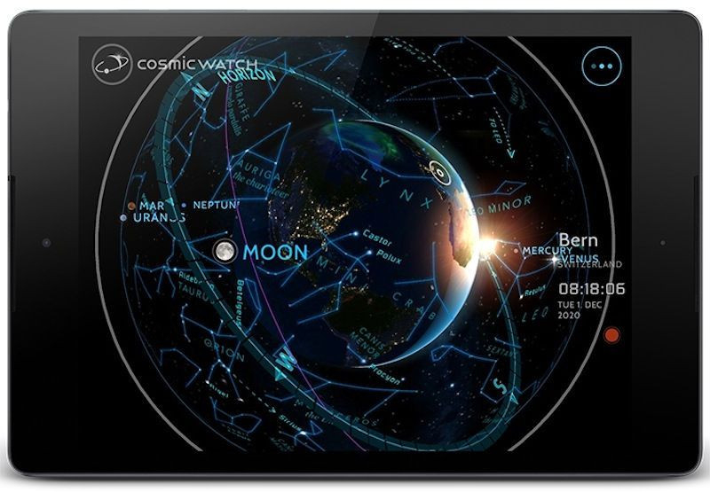 &#039;Cosmic Watch&#039; App Lets You Track Stars And Planets In  Astronomy Picture Calendar App