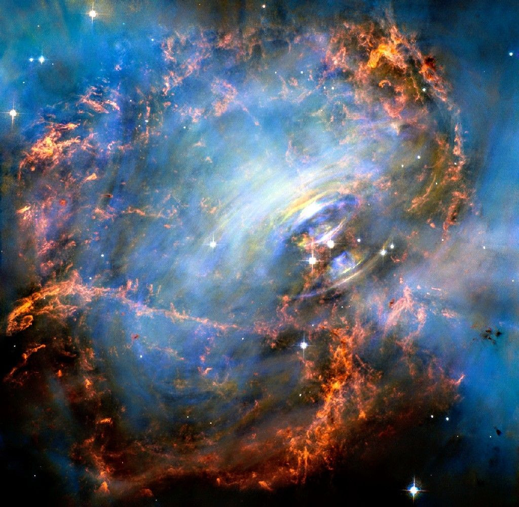 Crab Pulsar At The Core Of The Crab Nebula. | Hubble  Astronomy Picture Of The Day Pictures