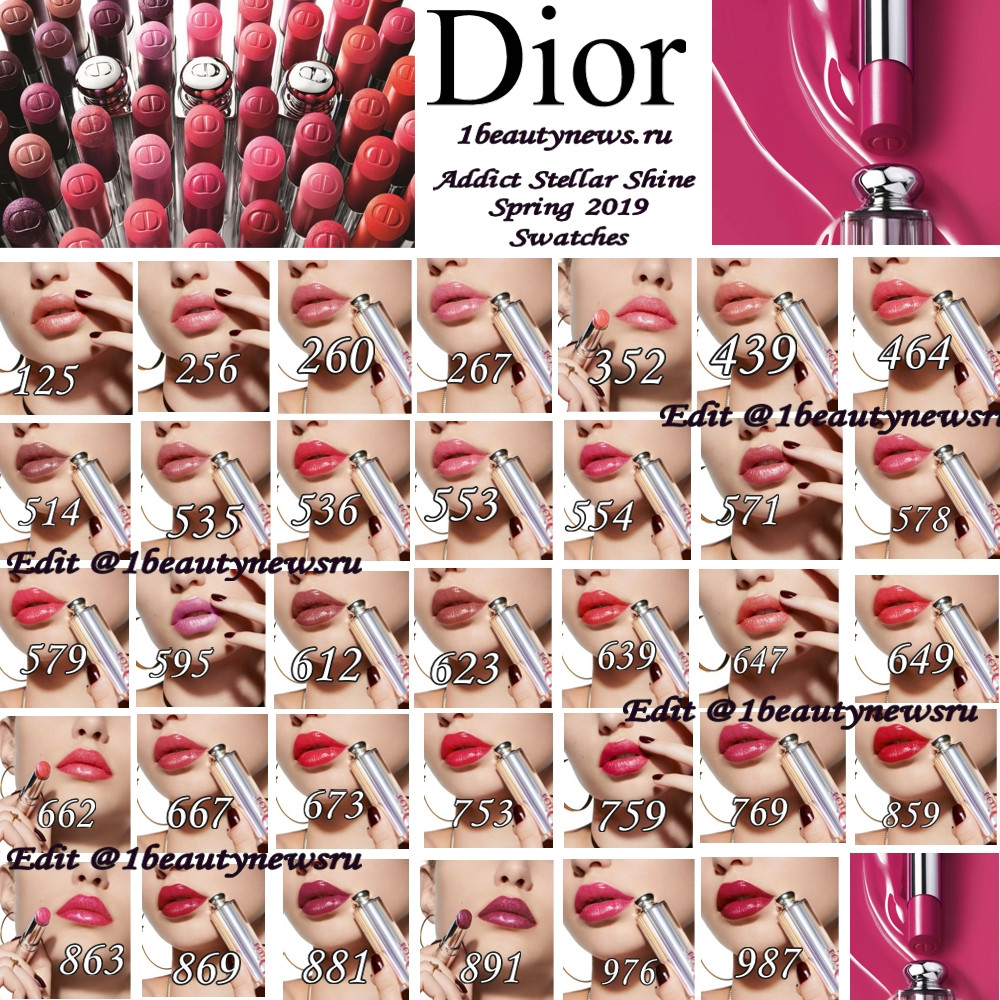 Обновленная Линия Губных Помад Dior Addict Stellar Shine  Dior Advent Calendar 2022 Malaysia
