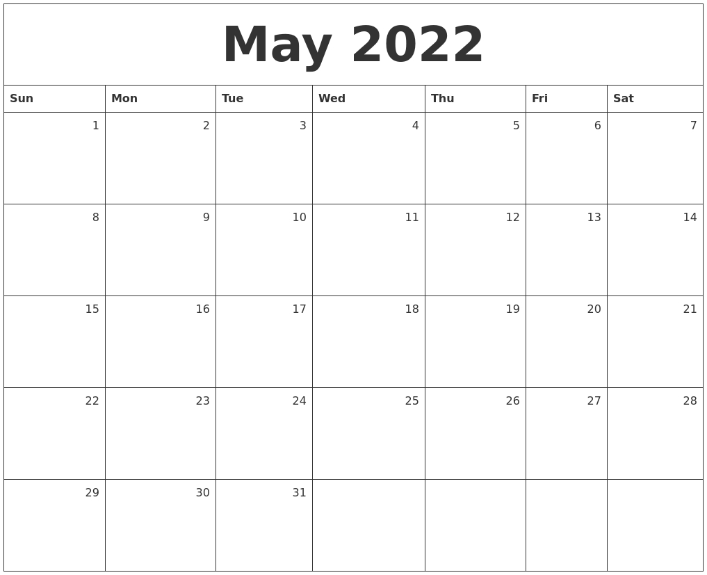 December 2021 Calendar  2022 Calendar January Through June