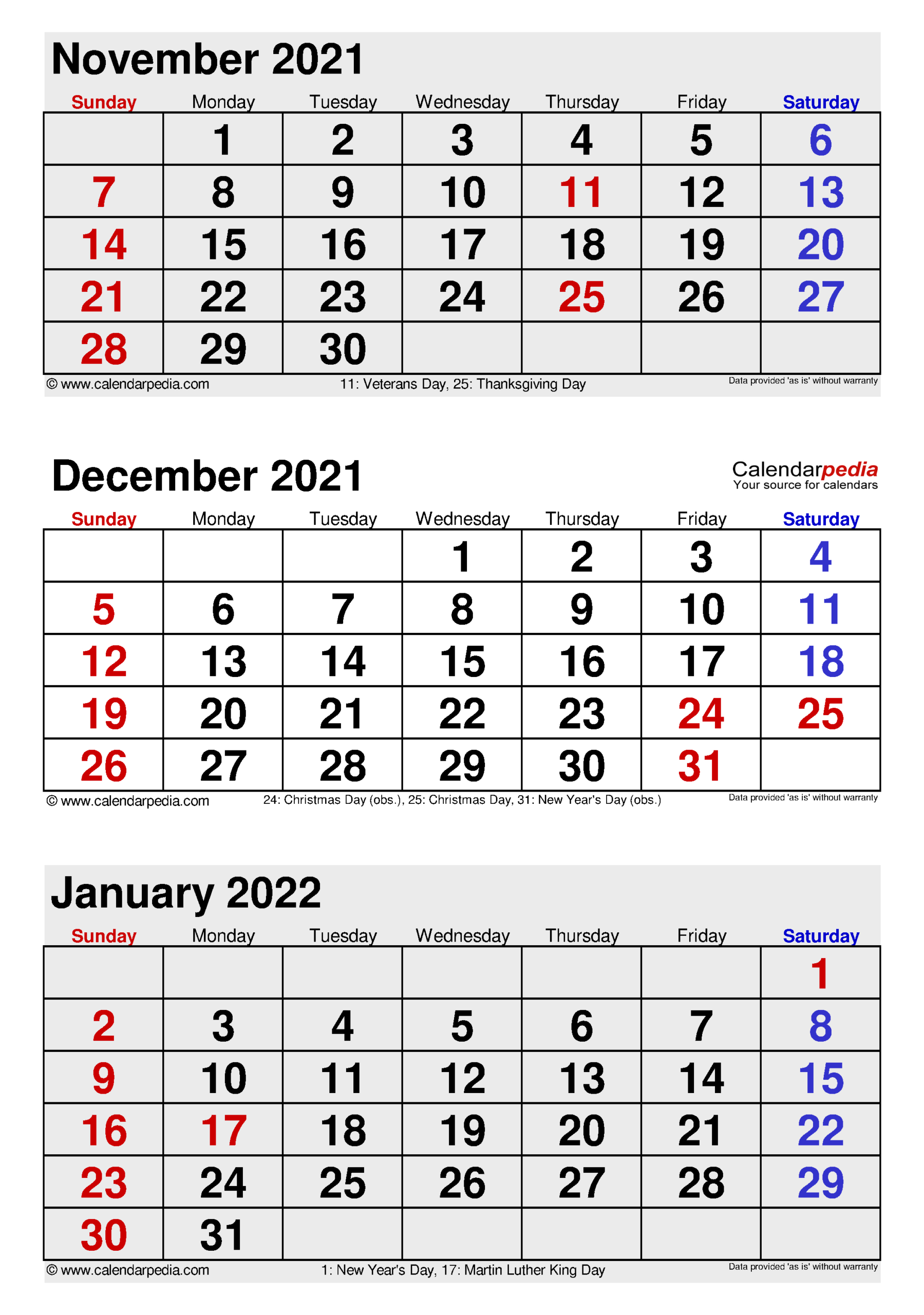 December 2021 Calendar | Templates For Word, Excel And Pdf  December 2022 Calendar Page