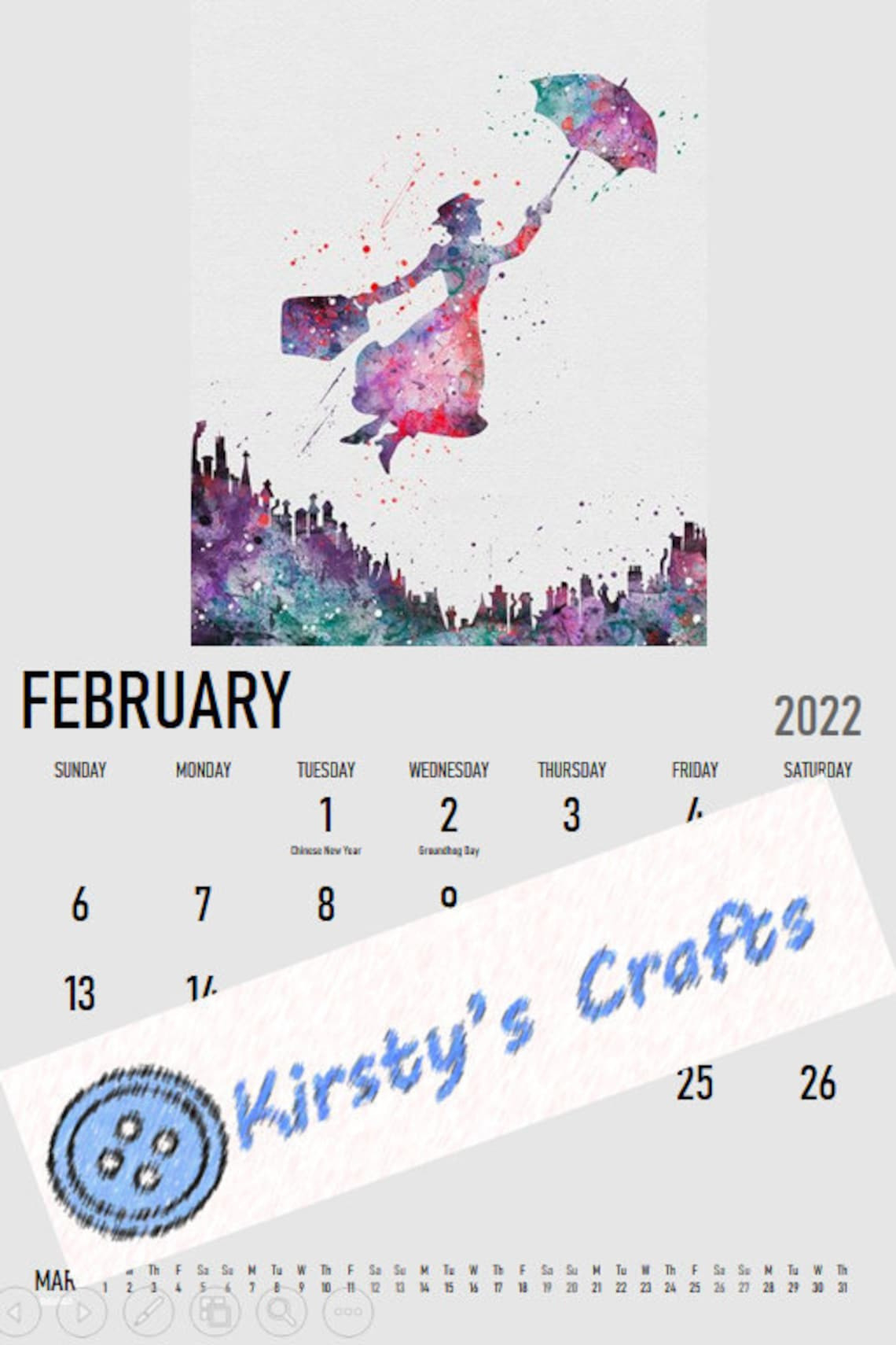 Disney Princess Water Colour Printable 2022 Calendar | Etsy  Free Printable Disney Calendar 2022