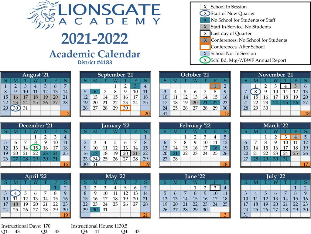 Lagcc Academic Calendar 2022 - Customize and Print