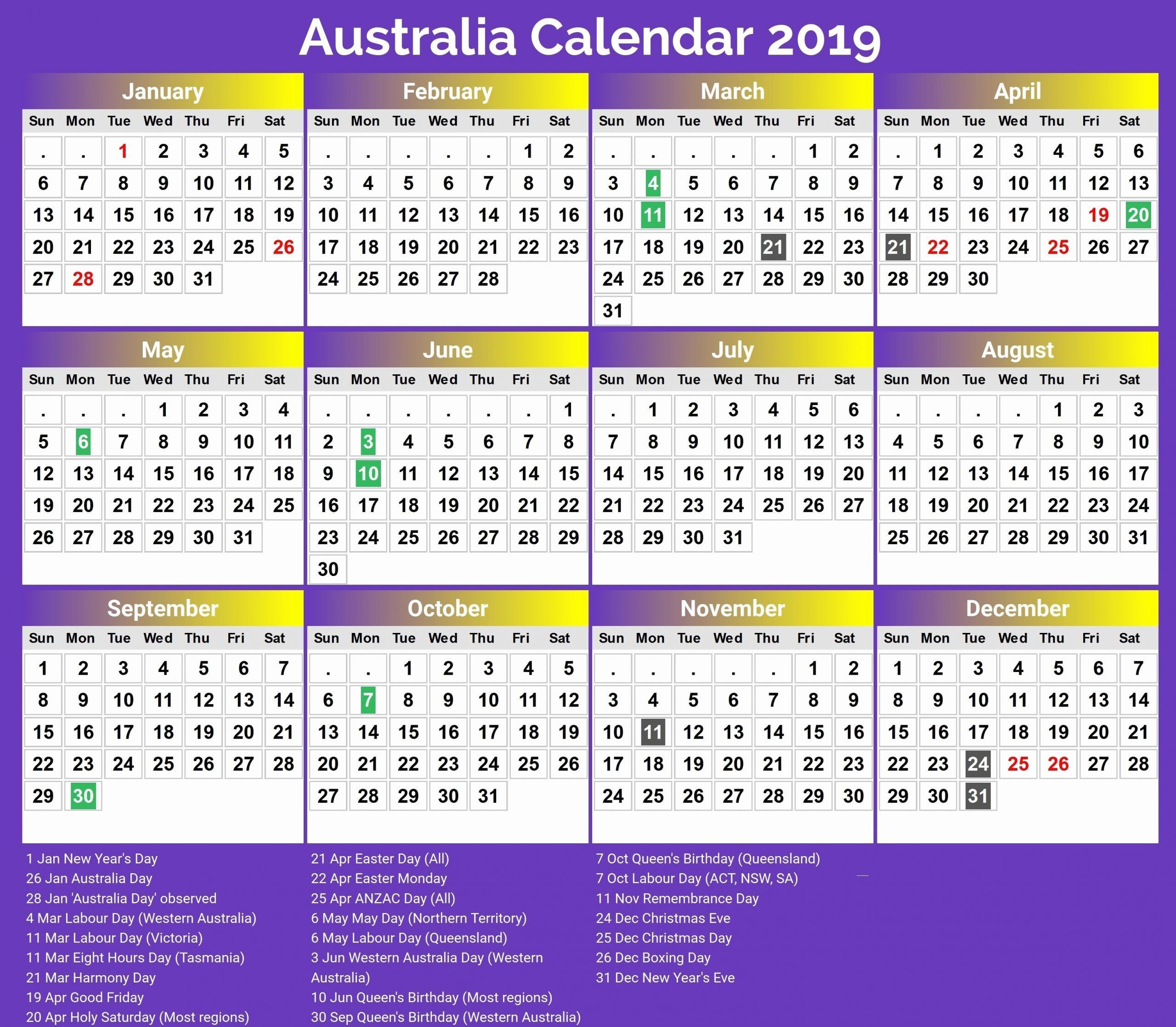 Effective 2021 Calendar 2022 Printable With Holidays  Printable 2022 Calendar Queensland
